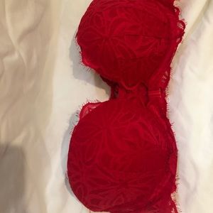 Victoria’s Secret PINK red lace bra